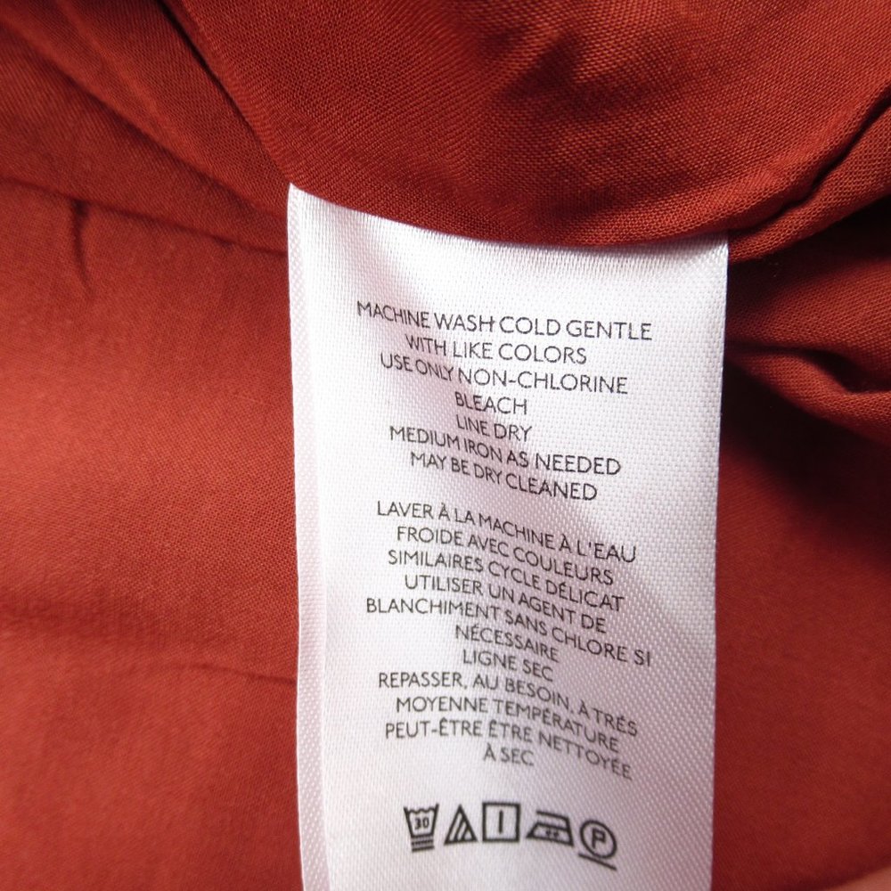 Anthropologie The Sleeveless Somerset Mini Dress: Poplin Edition Red - XL - Picture 9 of 12
